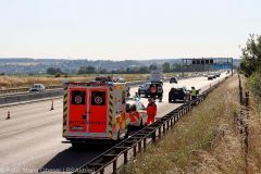 Unfall A8 Leipheim - KReuz Elchingen 17072022 5