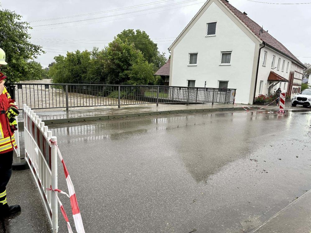 Hochwasser 2024 - Neuburg Kammel