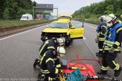 Unfall A8 Leipheim Elchingen 23052022 17