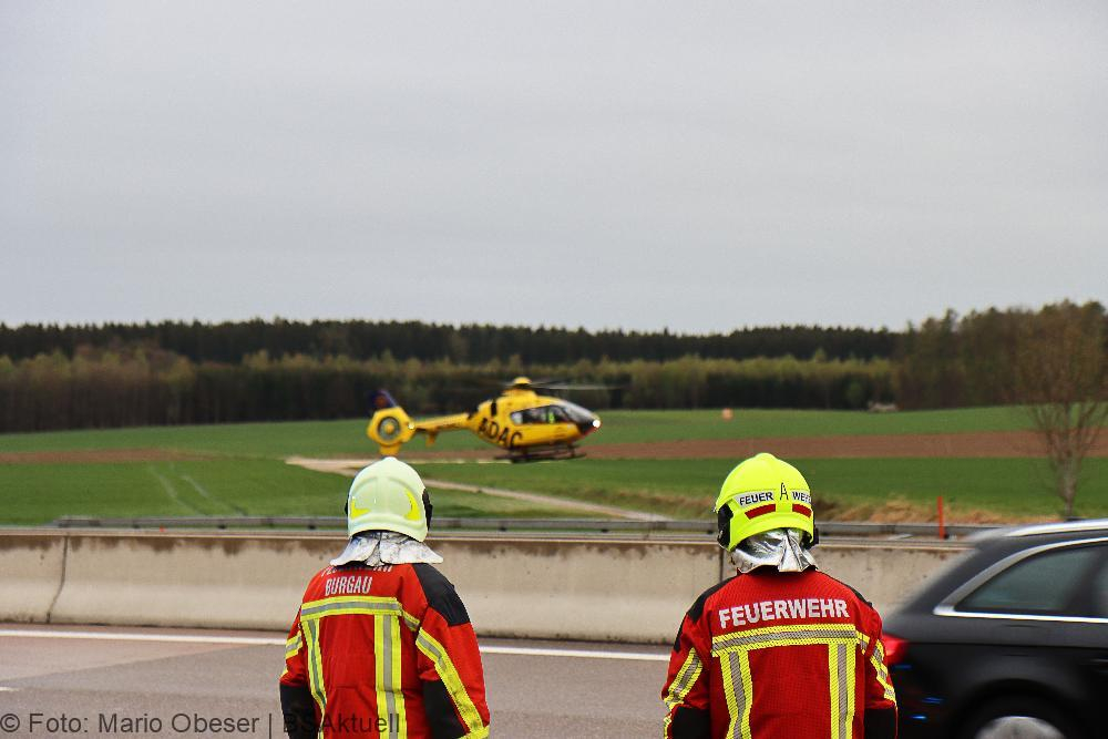 Unfall A8 Burgau - Günzburg