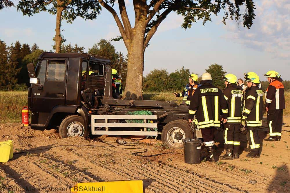 Unfall Kleinlaster Großkötz Bubesheim 15062022