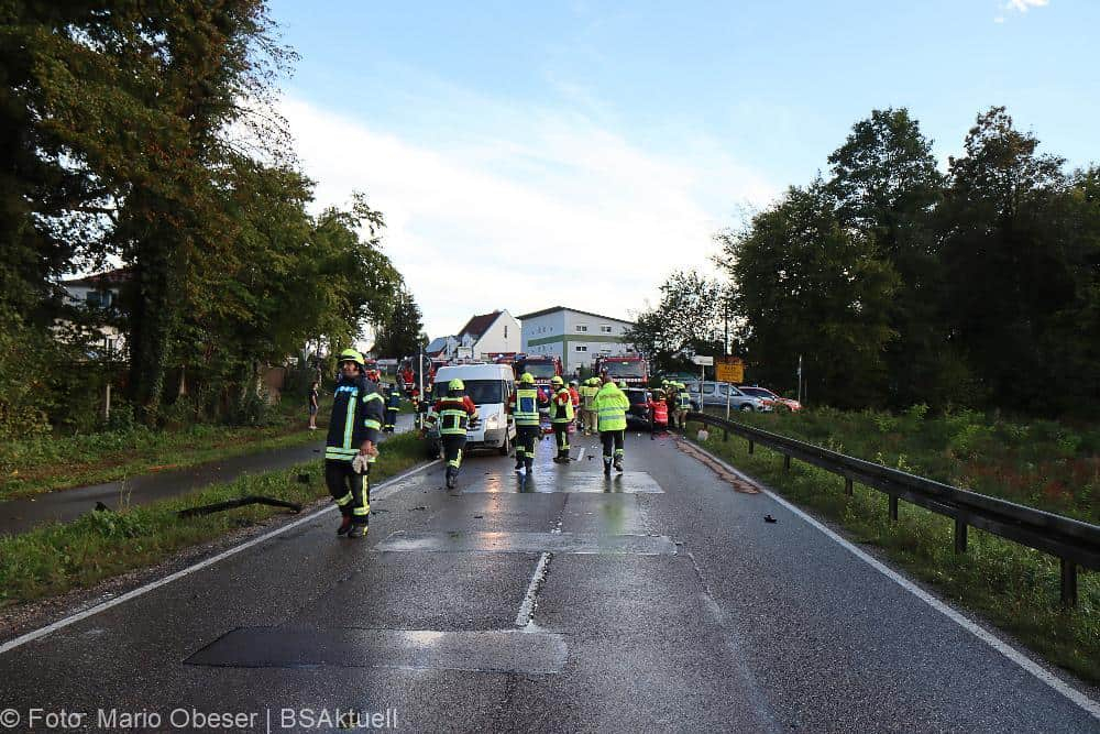 Unfall B16 Kleinkötz Munasenke 14092022