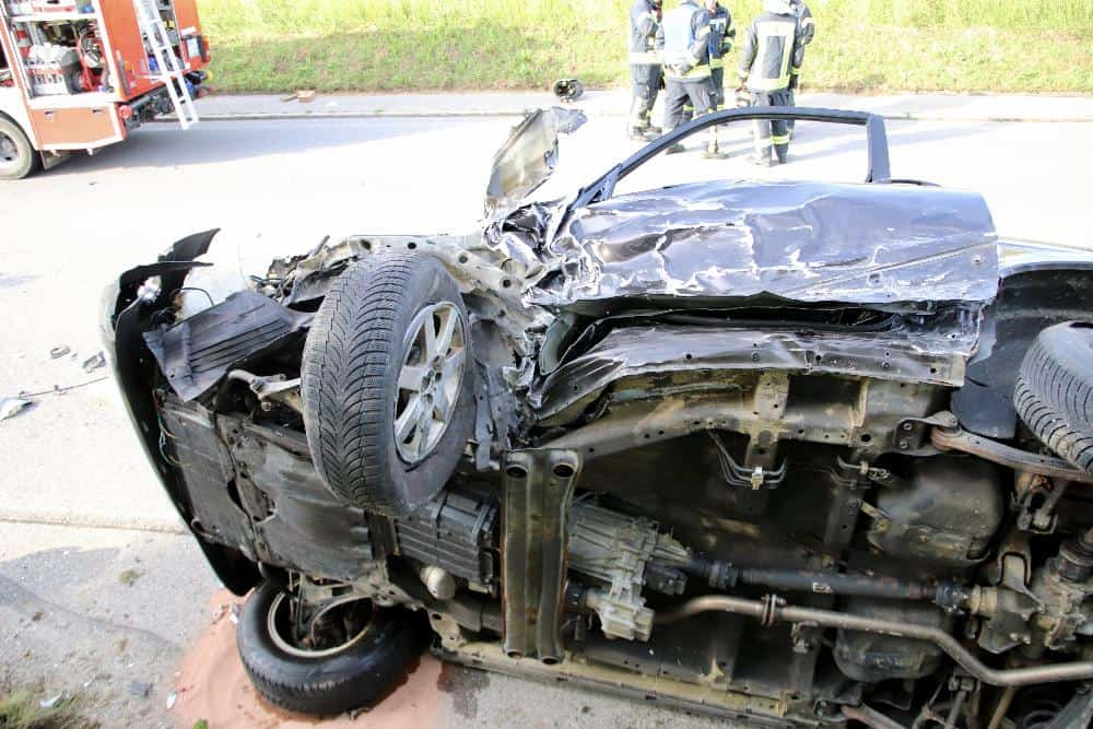 Unfall B12 Isny