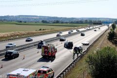 Unfall A8 Leipheim - KReuz Elchingen 17072022 3
