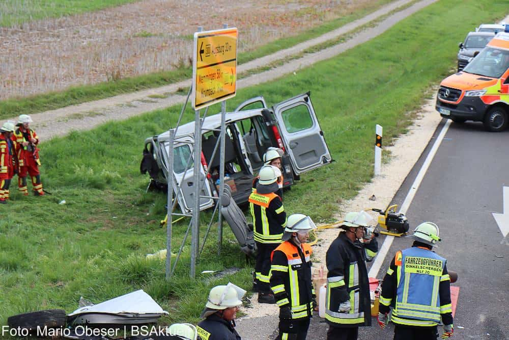 Unfall Ziemetshausen B300 06092022