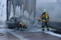 A8 Brand Lkw Zusmarshausen - Burgau 14022022 22