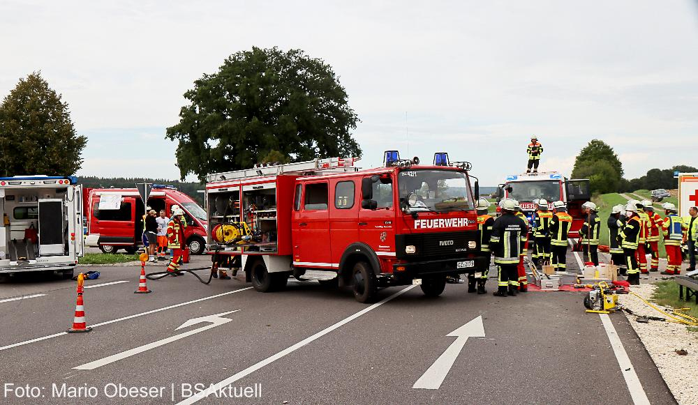 Unfall Ziemetshausen B300 06092022