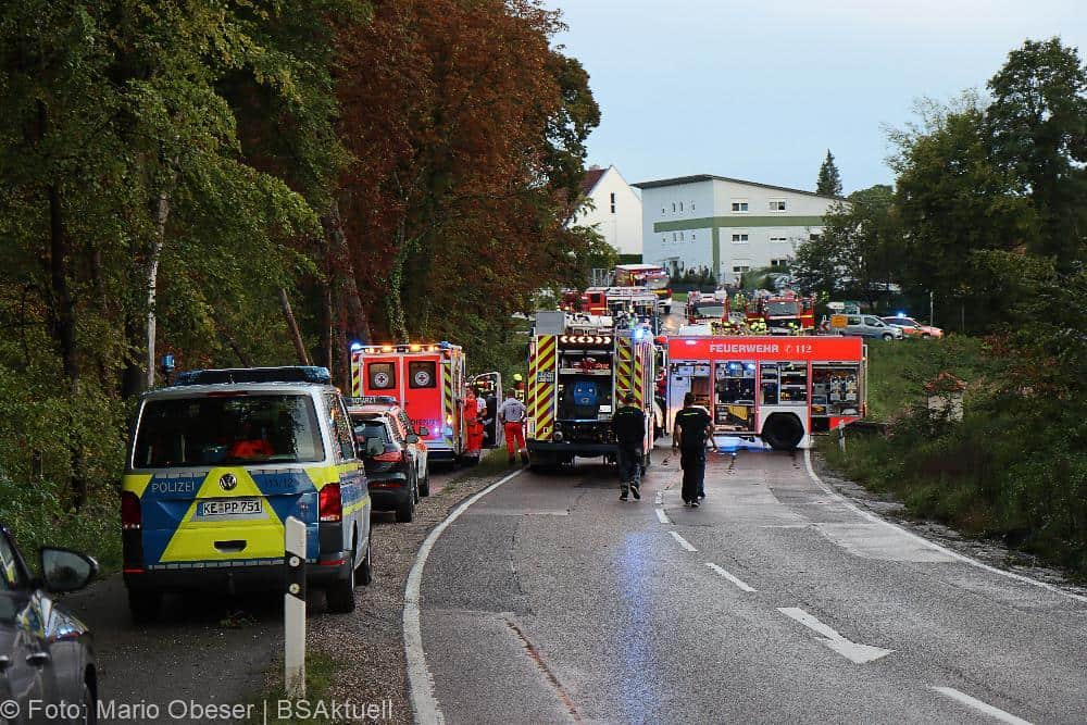 Unfall B16 Kleinkötz Munasenke 14092022