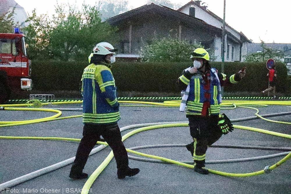 Brand Dachgeschosswohnung Offingen