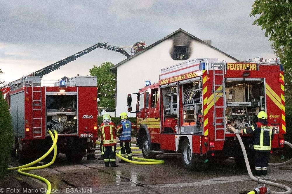 Brand Dachgeschosswohnung Offingen