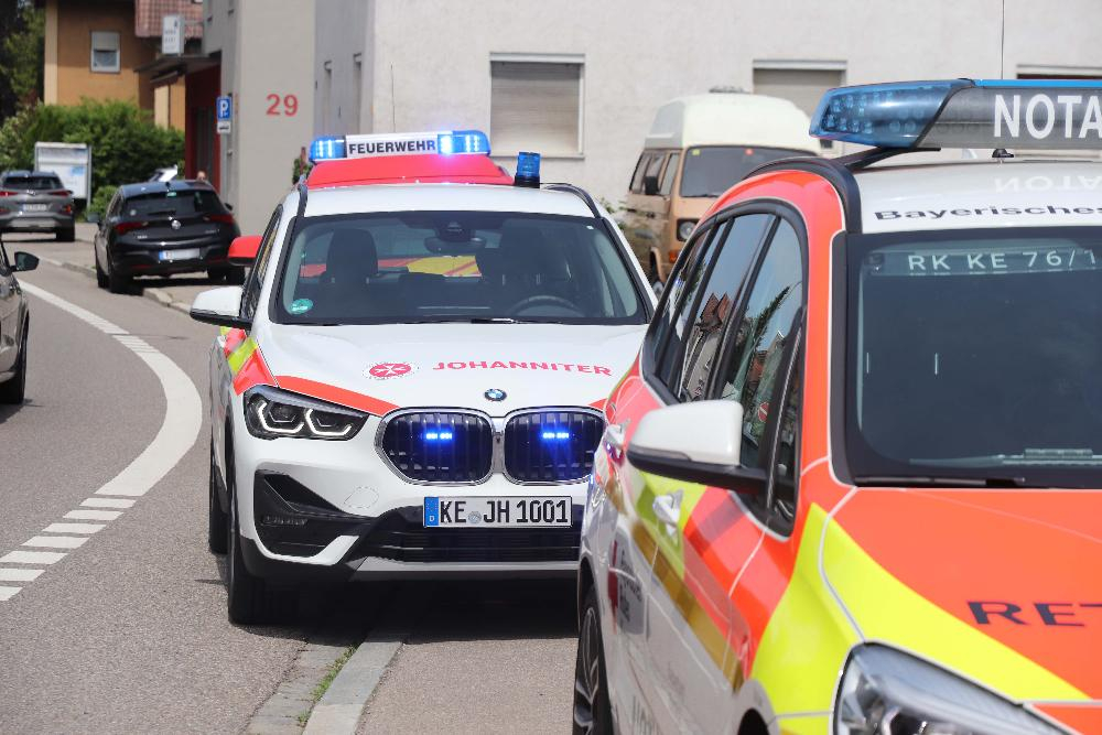 Frau überrollt