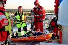 Leipheim Übung Rettung Silo 19072022 100