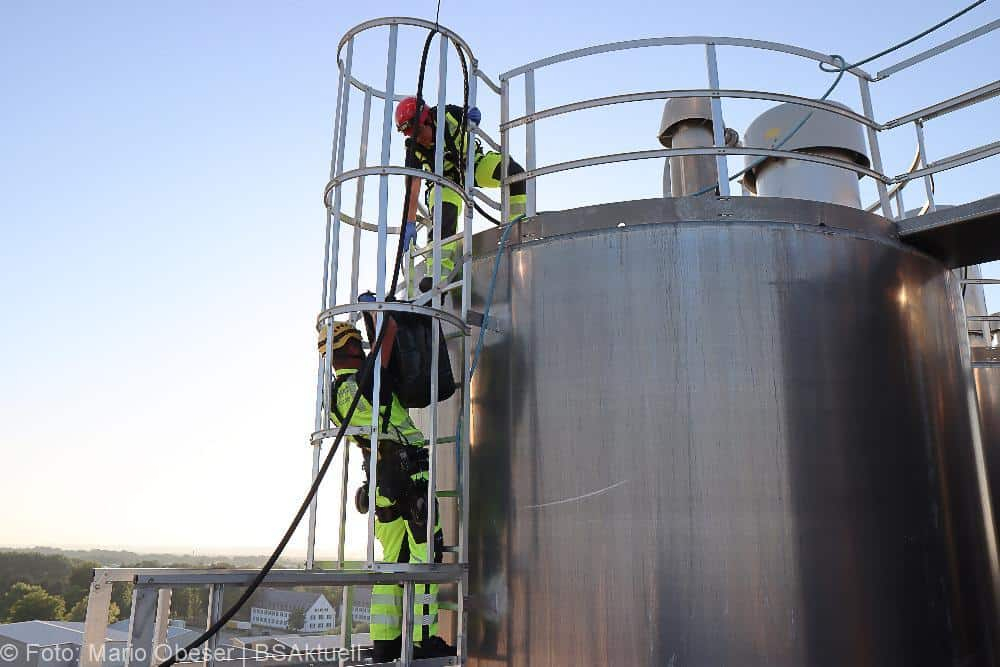 Leipheim Übung Rettung Silo 19072022