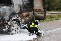 Fahrzeugbrand A8 Zusmarshausen Burgau 29092022 11