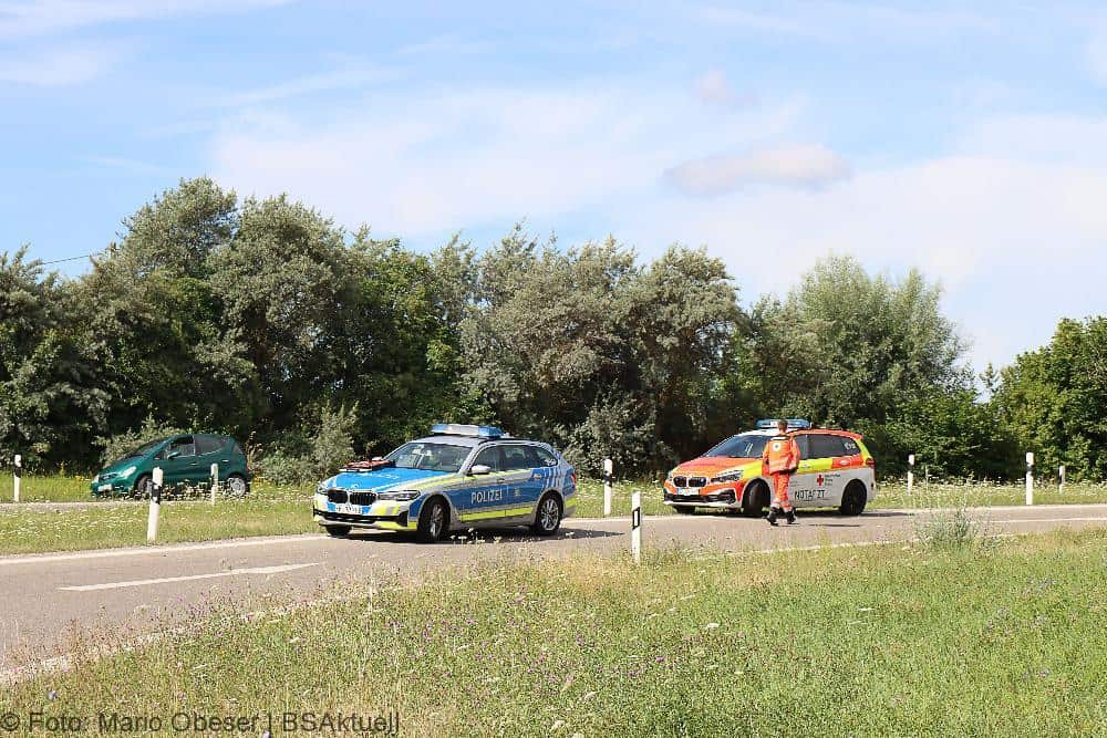 Unfall A8 AS Leipheim Ausfahrt 09072022