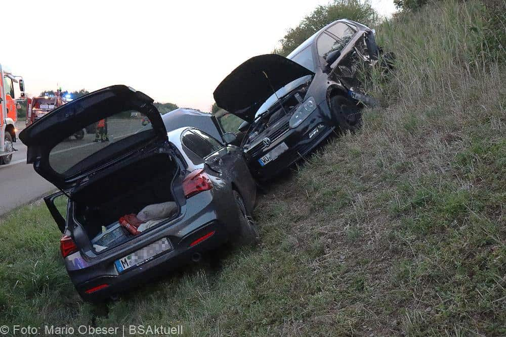 Unfall A8 bei Bubesheim 23082022