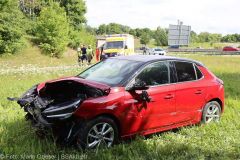Unfall A8 AS LEipheim Ausfahrt 09072022 5