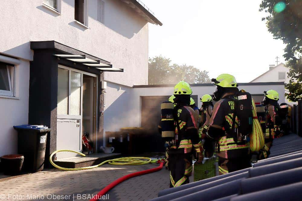 Waschmaschine Brand Keller Günzburg 24072022