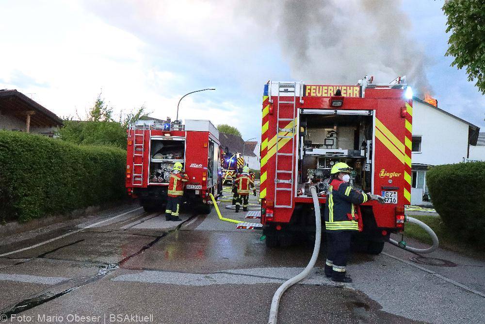 Brand Dachgeschosswohnung Offingen