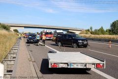 Unfall A8 Leipheim - KReuz Elchingen 17072022 11
