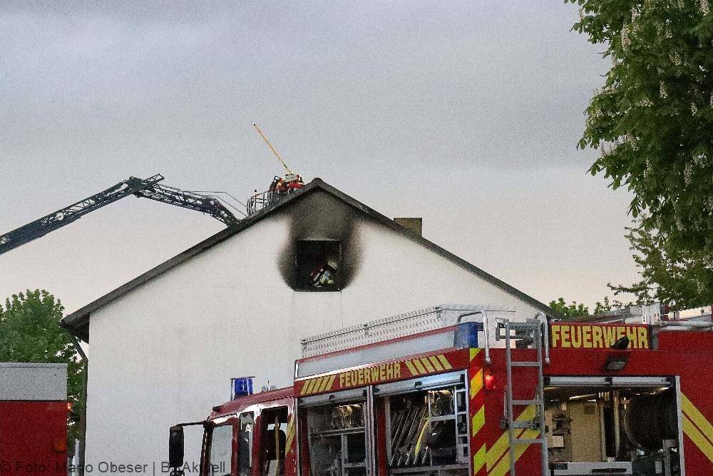 Brand Dachgeschosswohnung Offingen