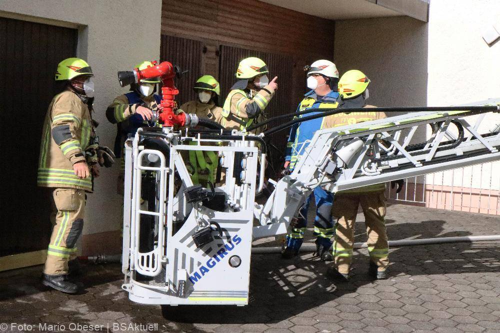 Brand eines Bauenhauses in Jettingen