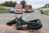 Unfall Motorrad und Pkw bei Burtenbach 24.08.2021rtenbach 24082021 12