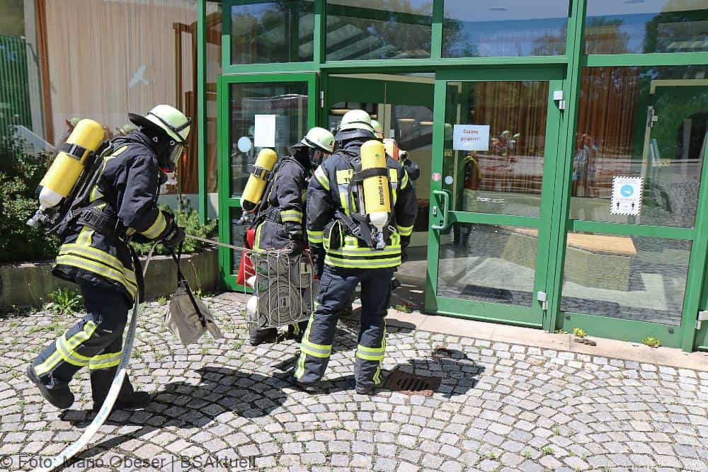 Thannhausen Alarmübung Schule