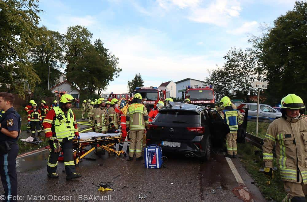 Unfall B16 Kleinkötz Munasenke 14092022