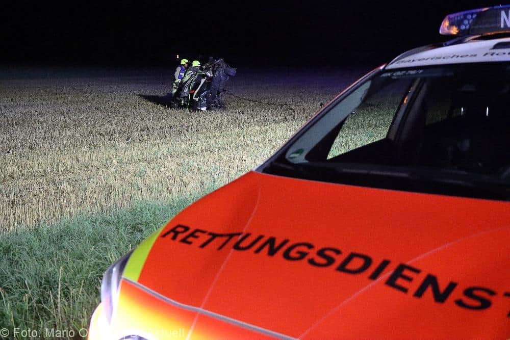 Unfall Günzburg Überschlag 20082022