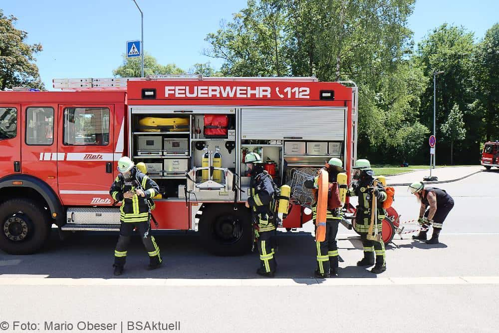 Thannhausen Alarmübung Schule