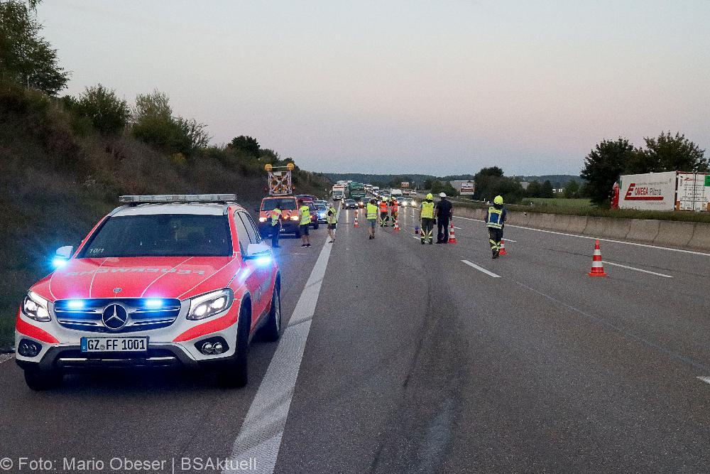 Unfall A8 bei Bubesheim 23082022