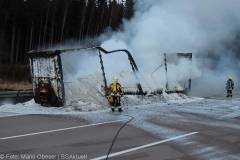 A8 Brand Lkw Zusmarshausen - Burgau 14022022 3