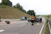 Unfall Motorrad und Pkw bei Burtenbach 24.08.2021