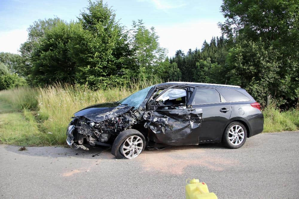 Unfall B12 Isny