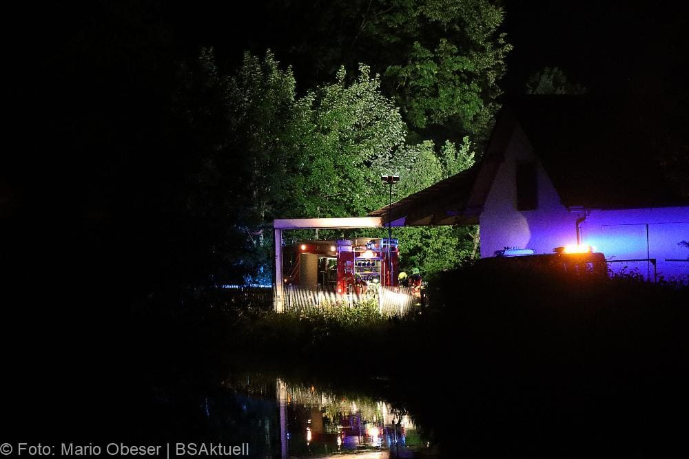 Brand Halle Garage Burgau