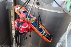 Leipheim Übung Rettung Silo 19072022 156