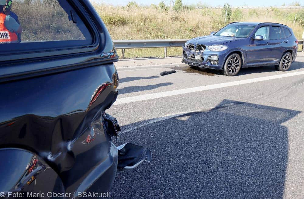 Unfall A8 Leipheim - Kreuz Elchingen 17072022