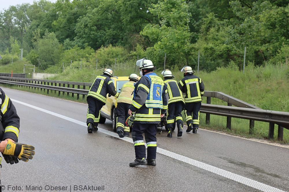 Unfall A8 Leipheim Elchingen 23052022