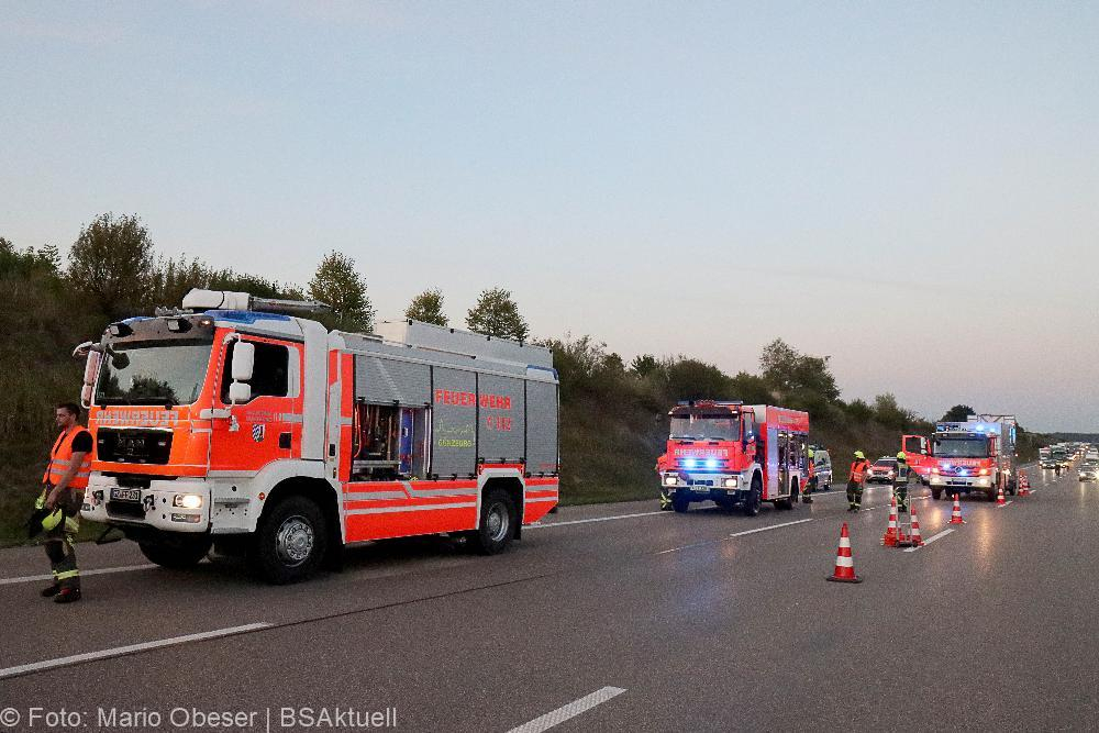 Unfall A8 bei Bubesheim 23082022