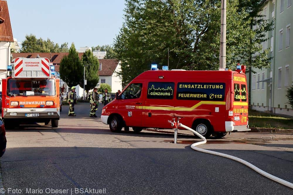 Waschmaschine Brand Keller Günzburg 24072022