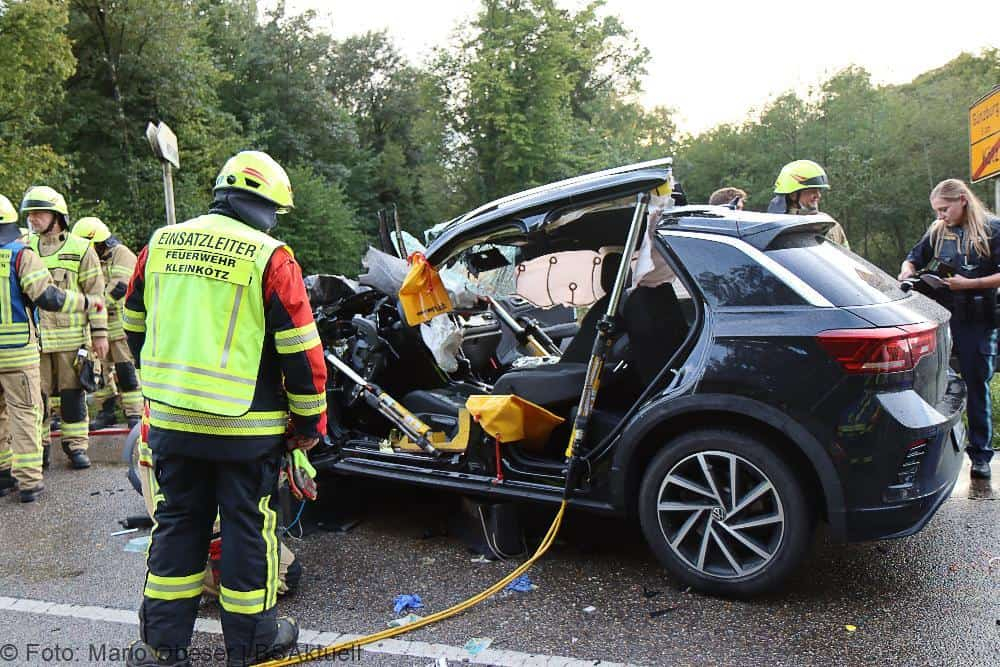 Unfall B16 Kleinkötz Munasenke 14092022