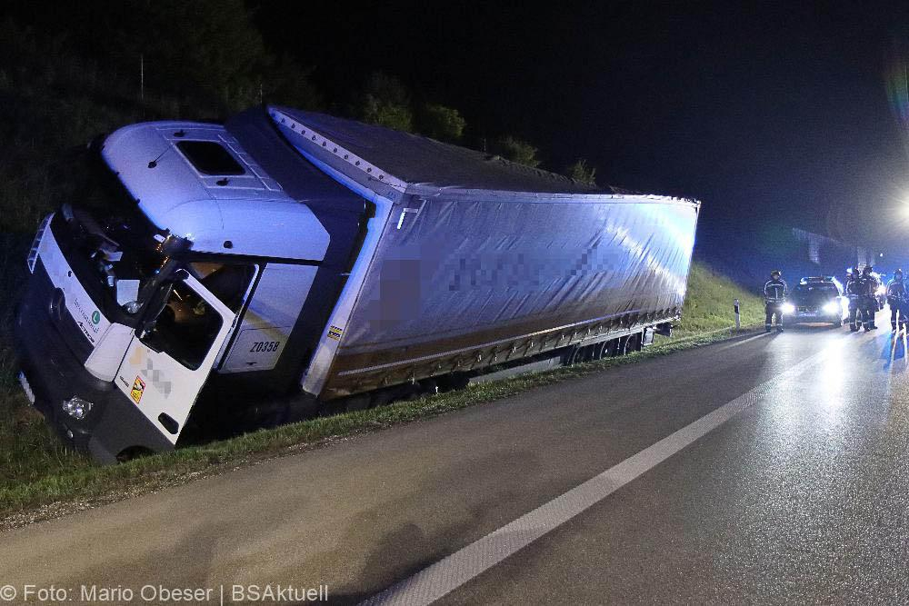 Unfall Lkw A8 Bubesheim 07052022