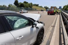 Unfall A8 bei Leipheim 17062022 06