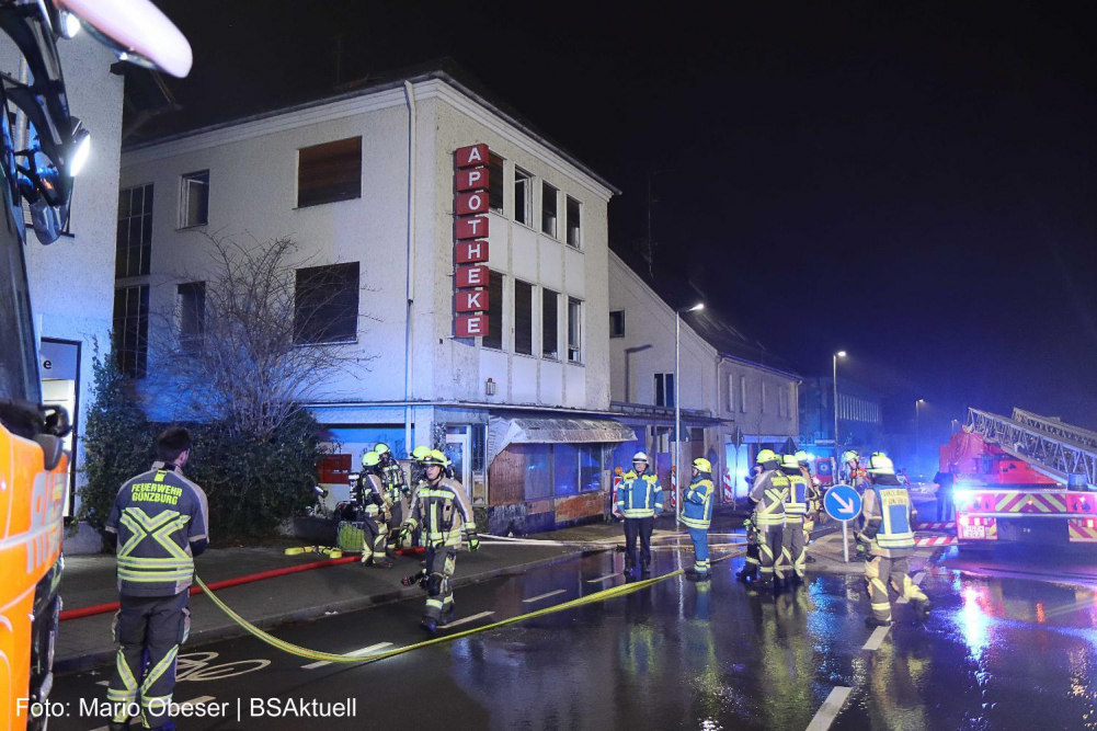 Am Montag, 19.09.2026, ist es gegen 17.30 Uhr in der Bahnhofsstraße in Günzburg zu einem Brand gekommen.