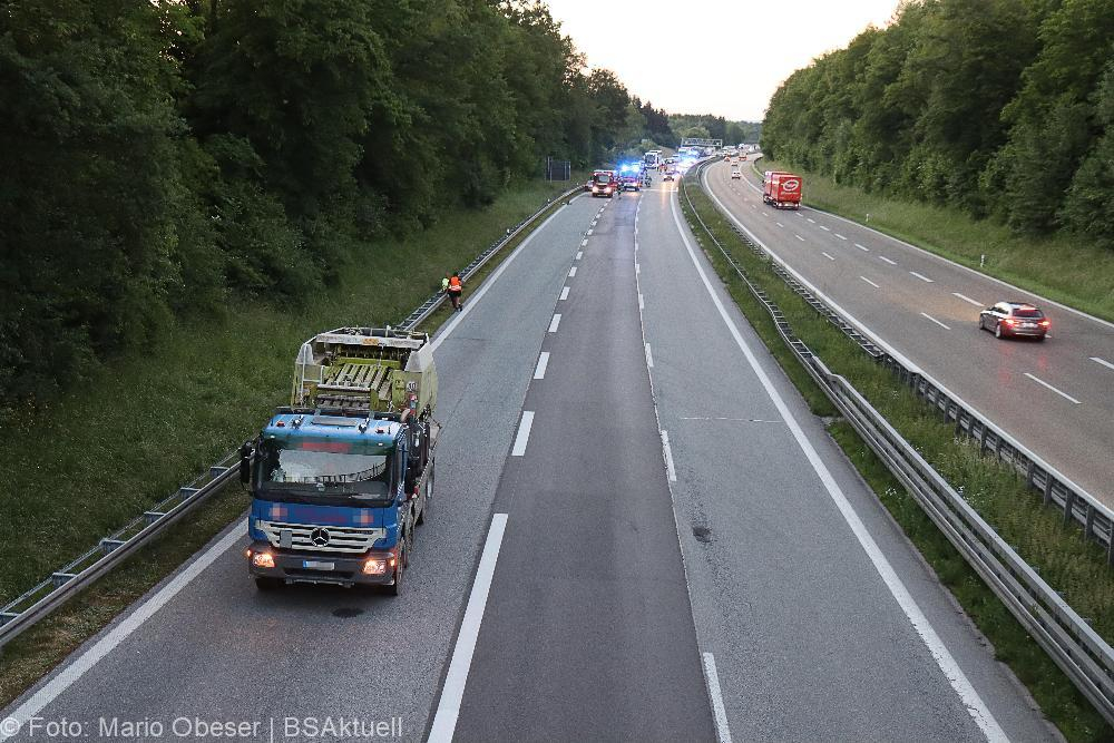 Unfall A7 Kreis Neu-Ulm Buchenberg 10062022