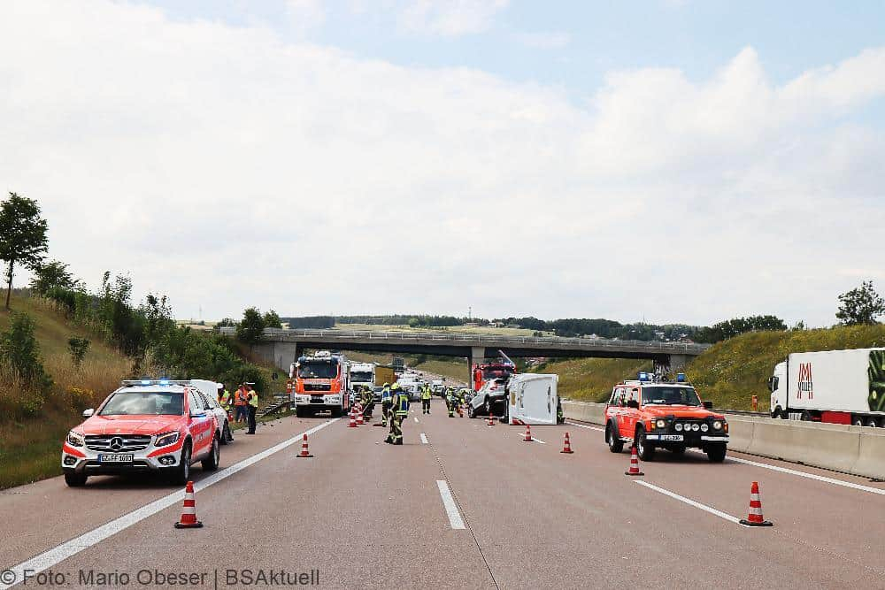 Unfall A8 Unterknöringen 29062022