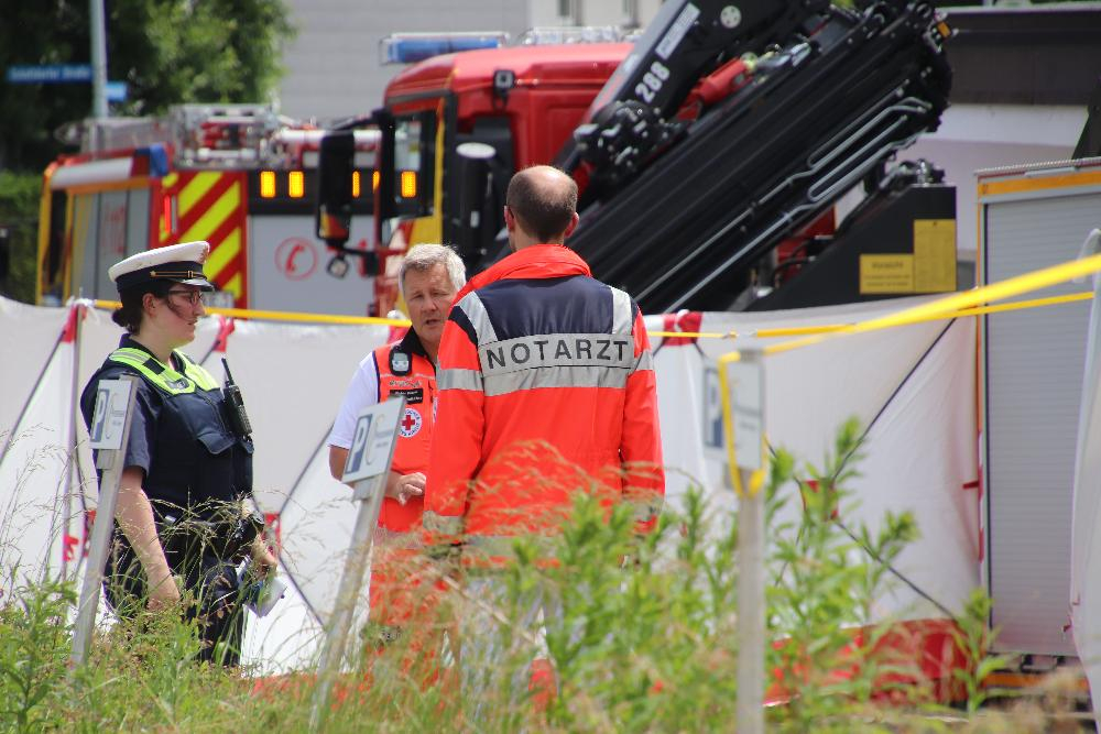 Frau überrollt Kempten